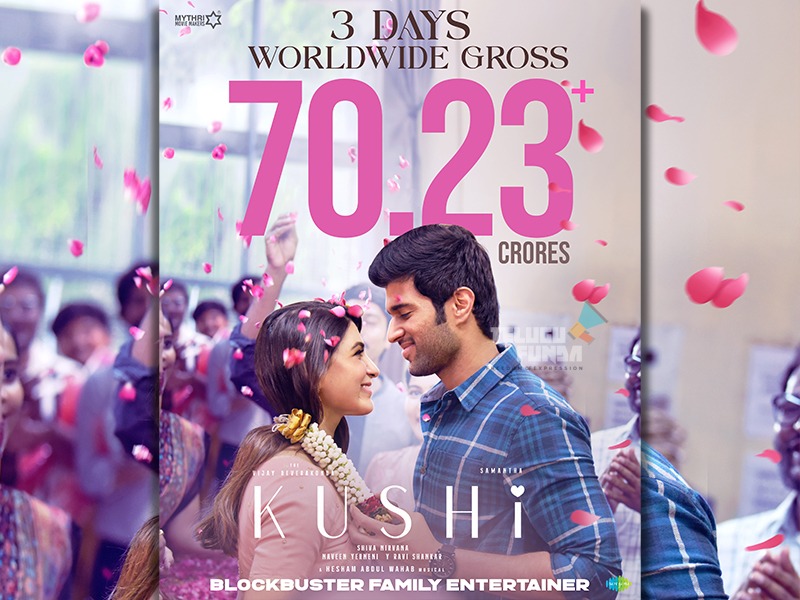 Kushi collects 70.23 crores