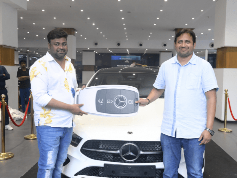 SKN gifted a Benz car to "Baby" director Sai Rajesh.