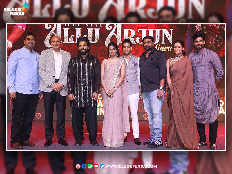 ‘Mangalavaaram' Icon Star Allu Arjun at the Pre-Release event