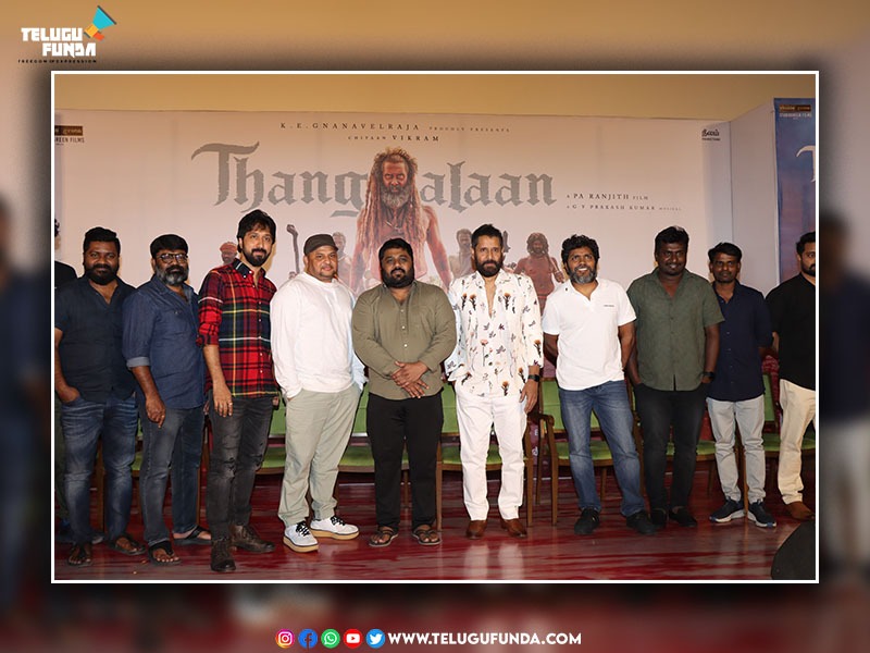 "Thangalaan" teaser launch event