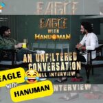 Eagle x Hanuman Mass Majaraj Ravi Teja and Teja Sajja Convo