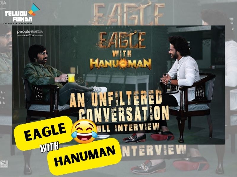 Eagle x Hanuman Mass Majaraj Ravi Teja and Teja Sajja Convo