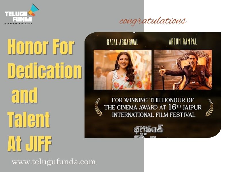 Kajal Agarwal and Arjun Rampal Honored with Honour of the Cinema at JIFF