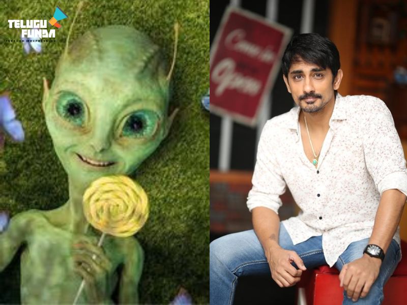 Siddarth Gives Dubbing for Alien movie Ayalaana