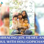 Macho Star Gopichand Celebrates Holi with Family