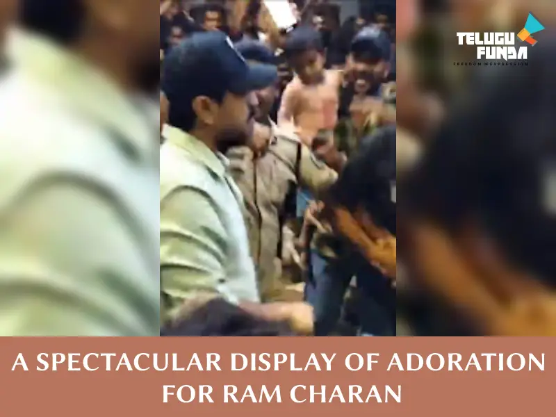Ram Charan Receives Glorious Welcome from Fans at Vizag Airport