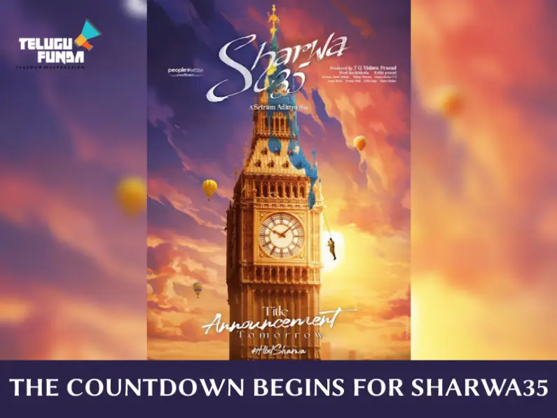 Sharwanand's Grand Reveal Tomorrow at Big Ben!