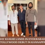 Akshay Kumar In Hyderabad For Kannappa