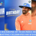 BCCI Wishes The Batting Coach Of Team INDIA, Vikram Rathour