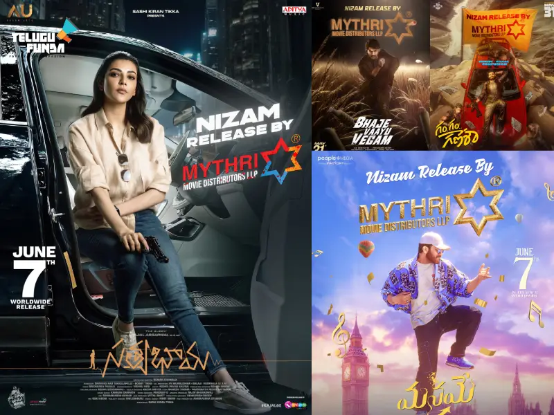 Mythri Movie Distributors_ Two films on May 31st, two films on June 7th