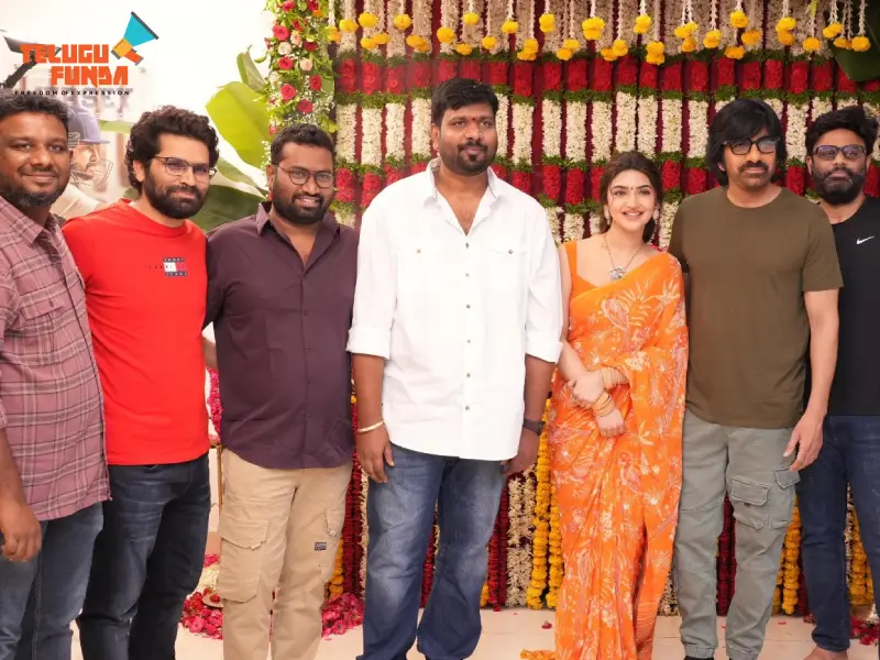 Ravi Teja's film with Sreeleela launched by star producer 