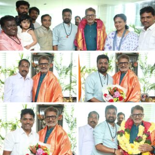 The DokkaSeethamma movie team met renowned actor, producer, philanthropist, and Padma Shri awardee MagantiMuraliMohan Garu and extended their heartfelt birthday wishes.💐
Wishing Murali Mohan Garu a year filled with happiness, good health, prosperity, and many more inspiring milestones.

#muralimohan #dokkaseethamma #birthday #telugucinema #tollywood