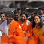 Naga Chaitanya, Sobhita Dhulipala, Naga Chaitanya and Sobhita, Srisailam Temple Visit, Nagarjuna.