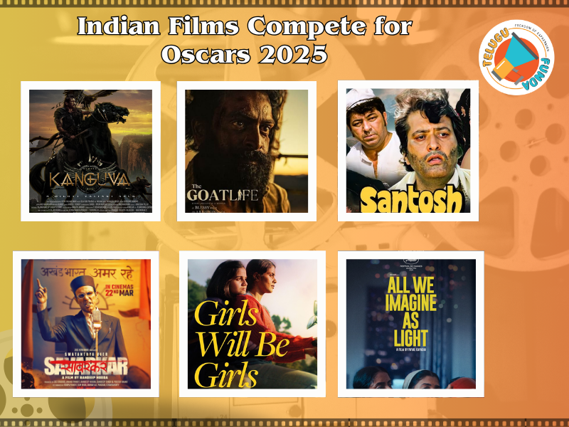 Indian Films, Oscars 2025, Kanguva, The Goat Life, Suriya, Santosh