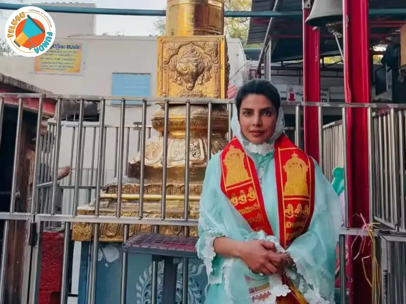 Priyanka Chopra Visits Hyderabad's Chilkur Balaji Temple, Hints at New Beginnings