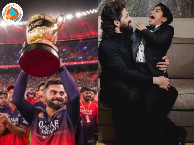 Allu Ayaan’s Viral RCB Celebration, IPL 2025 Win RCB